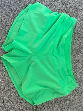 lululemon athletica Neon Green Athletic Shorts